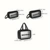 3pcs Portable Travel Wash Bag Transparent Waterproof Makeup Storage Pouch Large Capacity Cosmetic Organizer Beauty Women Case