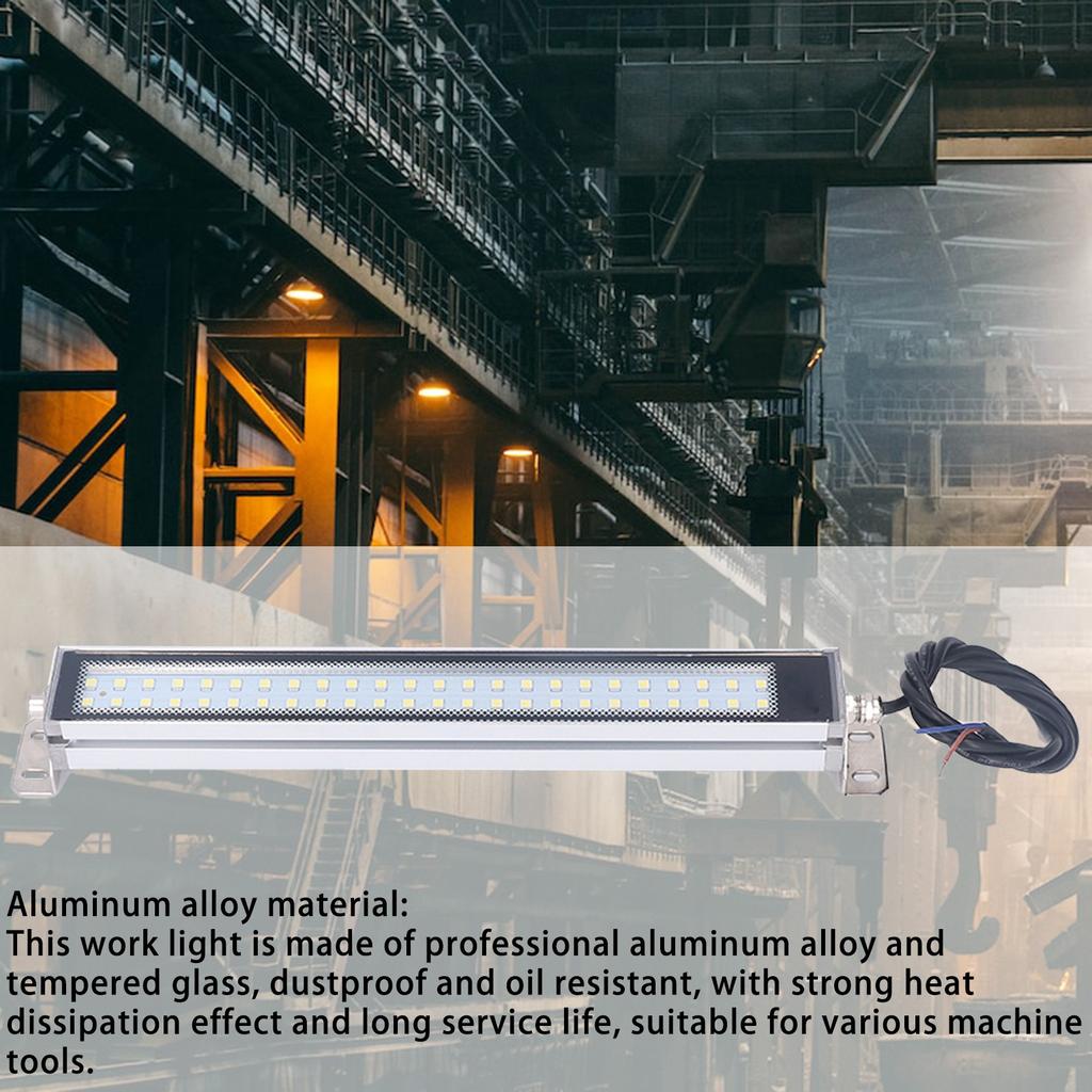 LED Working Light Shockproof Dustproof Waterproof Explosion Proof Machine Tool Light for Lathes Workbenches