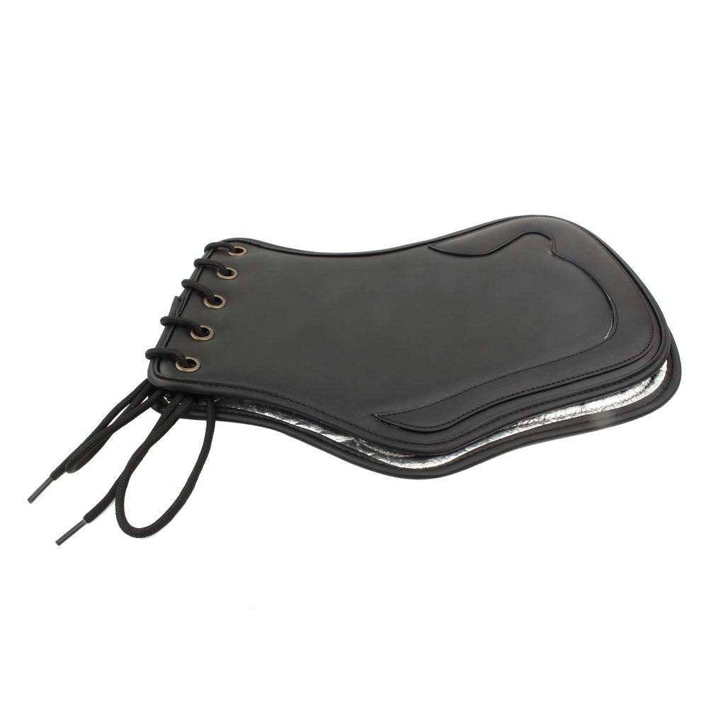 Motorcycle Universal Reflective Saddle Shield Protector Mid Frame Air Heat Deflector Cover For Harley Yamaha Honda Suzuki Ducati