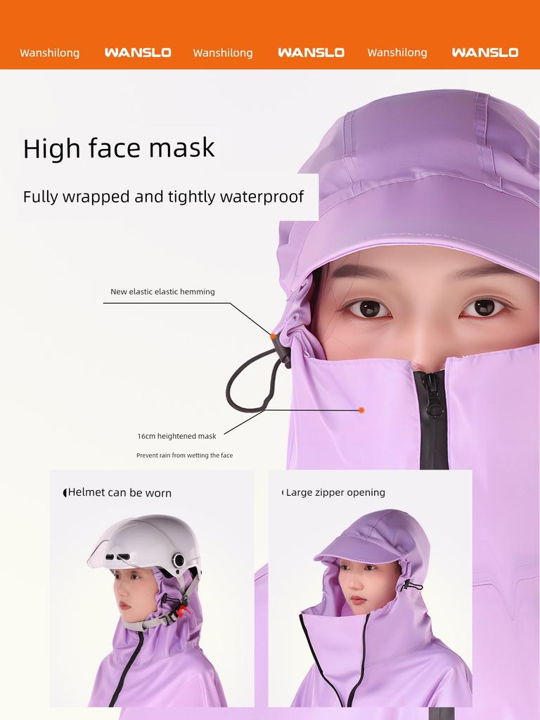 Electric Vehicle Raincoat for Women, Full-Body Storm-Proof, Single/Double Rider Electric Motorcycle Riding-Specific Rain Poncho, 2026 New Model