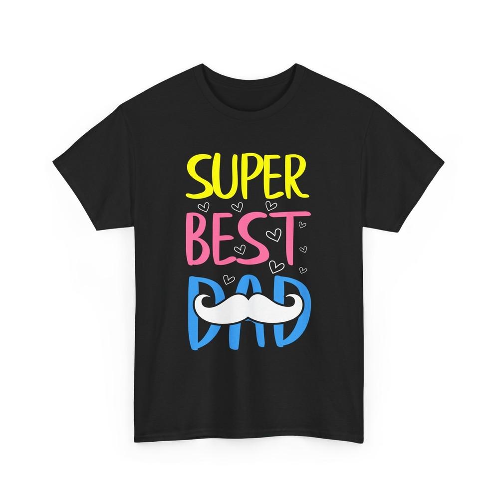 

Superhero Comics T-Shirt | Funny Hero Fan Tee | Best Dad Ever Super Dad Shirt XL