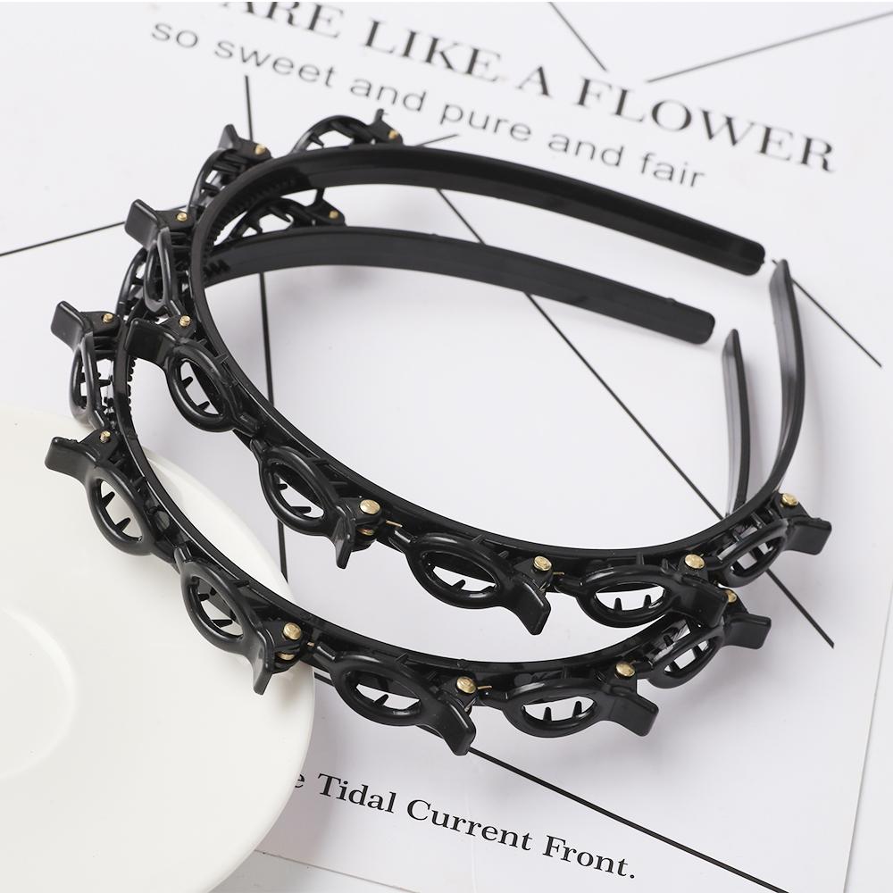 Unisex Alice Haarband Stirnband Männer Frauen Sport Haarband Hoop Metall Hoop Doppel Pony Frisur Haarnadel Haar Zubehör