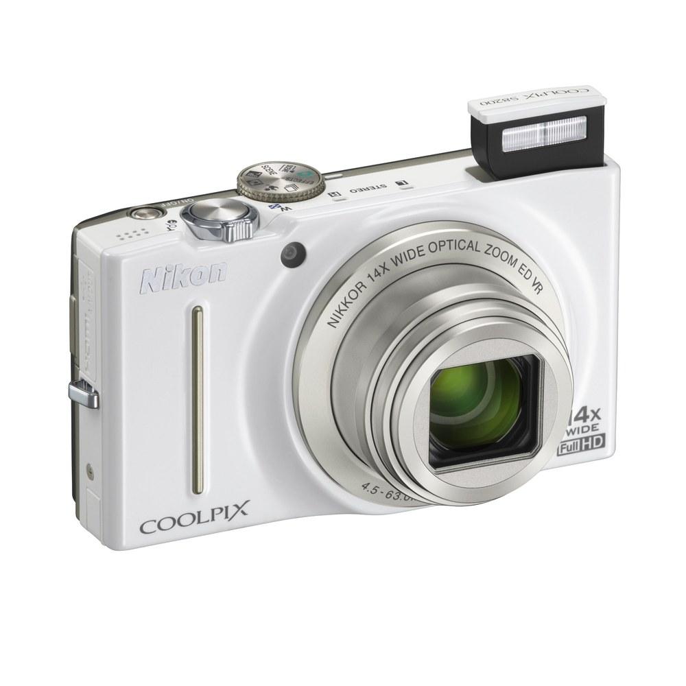 Nikon Coolpix S8200 Digital Camera Natural White