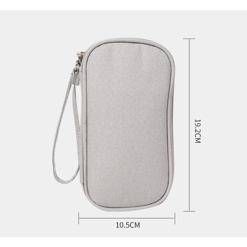 Multi Layer Digital Accessories Organizer Bag Dustproof Data Cable Earphone Power Bank Storage Pouch