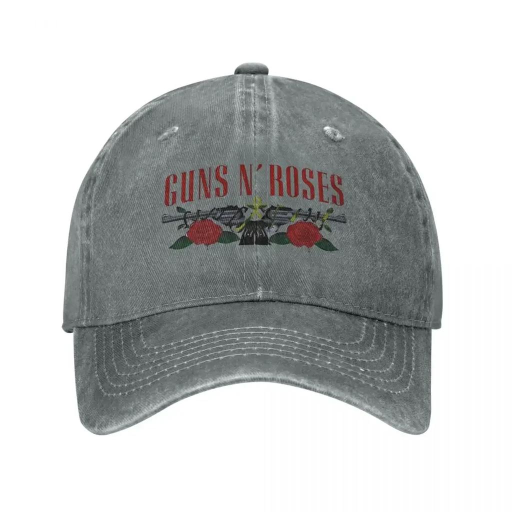 Guns N Roses Band Baseball Cap Merch For Men Women Casual Headwear Trucker Hat Adjustable