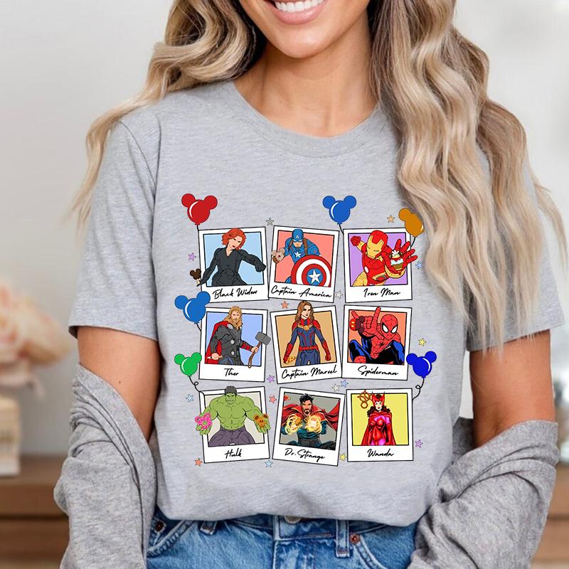 Damski modny T-shirt z nadrukiem kreskówkowym Wzór Uroczy Casualowy Wygodny Damski top z krótkim rękawem T-shirty Damskie