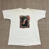 Vintage Violence Intimidation Harm Shirt Mens XL White 1990s Art Painting