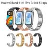 Stainless Steel Watch Strap For Huawei Band 11 Smart Watch Bracelet Wristband For Huawei Band 11 Pro Metal Correa Accessories