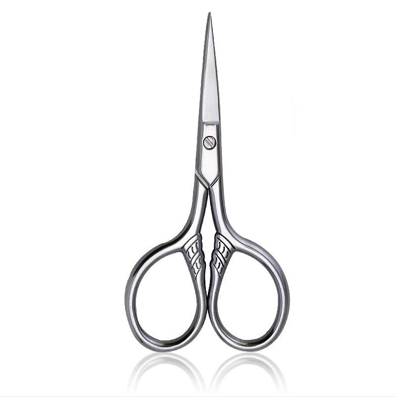 1pc Petits Ciseaux de Maquillage et de Toilettage en Acier Inoxydable Sourcils Pour Manucure Cuticules d'Ongles Tondeuse Barbe et Moustache Outil Poils de Nez