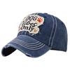 Baseball CZA445 [White Fang] Hat, Cap, Cap, Embroidered, Stylish, Casual, Adjustable, Breathable, Men's, Women's, (Navy)