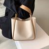 Dámská taška v korejském stylu Bucket Bag Jedno rameno Přenosná velkokapacitní taška Mother Bag