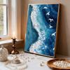 DIY Pearl Painting Set Seagull Pattern Home Decoration Handmade Sticky Diamond Creative Canvas Pearl Art Painting Crafts Perfect Gift