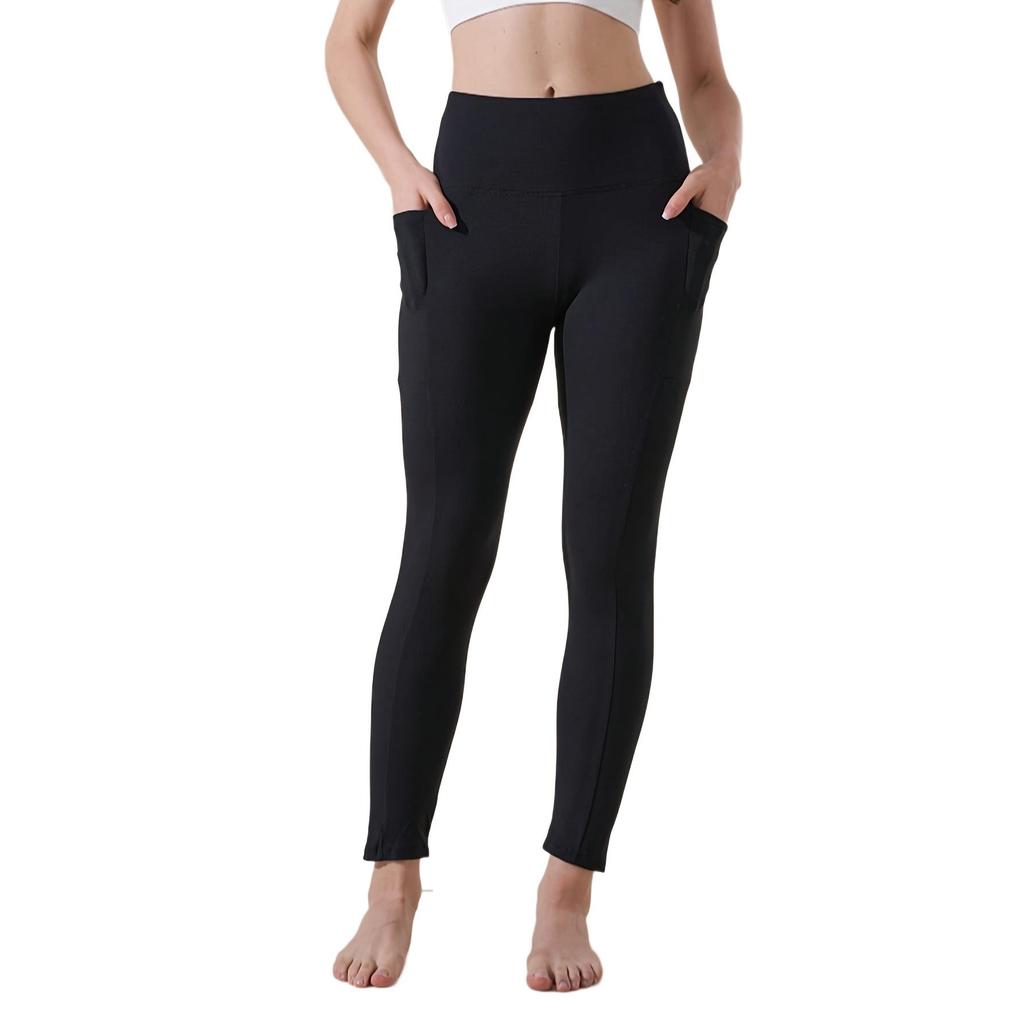 Spring/Summer High Waist Yoga Pants with Side Pocket - Tummy Control & Peach Lift for Women