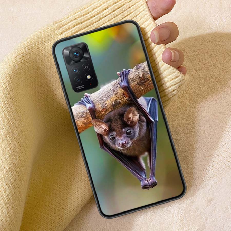 

Bats in the Evening Phone Case For Redmi Note 13 14 15 Pro Plus 12 13C 12C 15C 9 10 10C 9T 9C 9A TPU Soft Cover Clear Cell Cases Redmi 9T