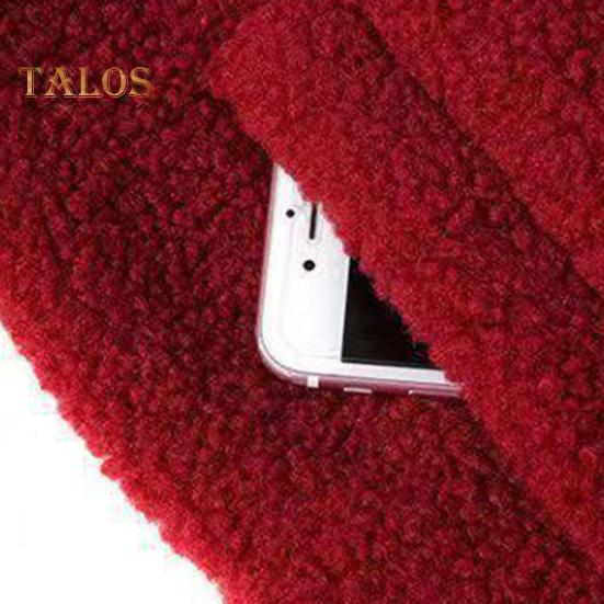 Wintermantel für Damen, Stehkragen, Reißverschluss, Farbblock, Übergröße, dicker Plüsch, extra warm, lange Ärmel, Taschen, Strickjacke, Outdoorjacke