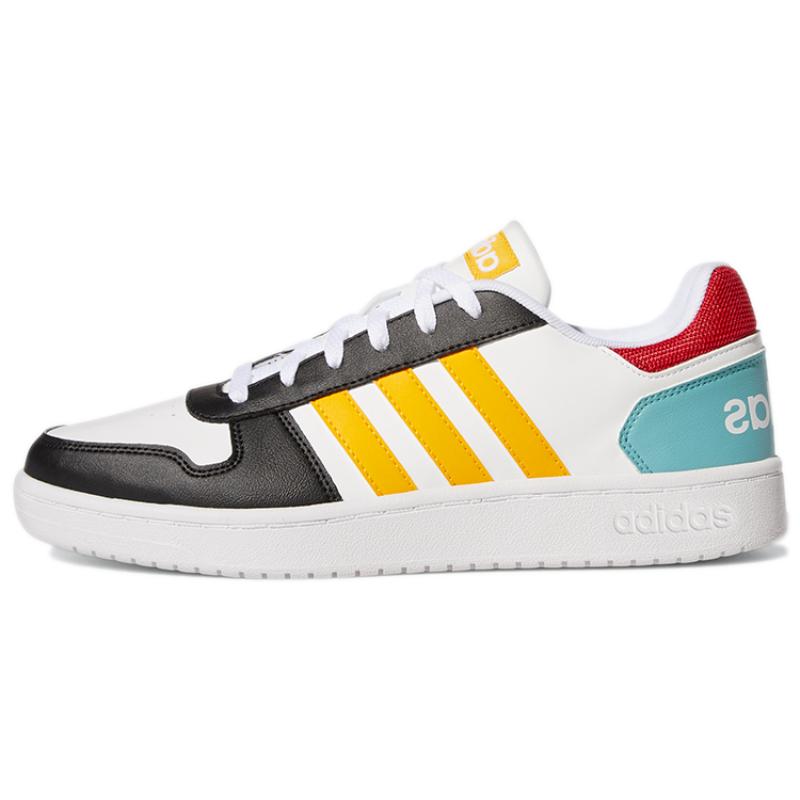 

Adidas Hoops 2.0 White Black Yellow Sneakers GY5899 44⅔
