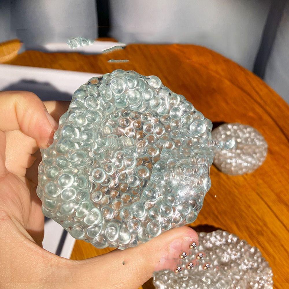 Transparent Hand Made Ball Pinch Toy Super Soft Slow Rebound Toy Office Workers
