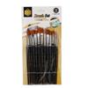 12-Piece Acrylic, Watercolor, and Oil Paint Brush Set – No Shed, Includes 13 Gouache Brushes