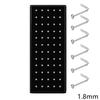 60 Stück Mode L-Form Strass Kristall Edelstahl Nasenpiercing Ohrknochen Damen Hypoallergen Körper Schmuck Piercing