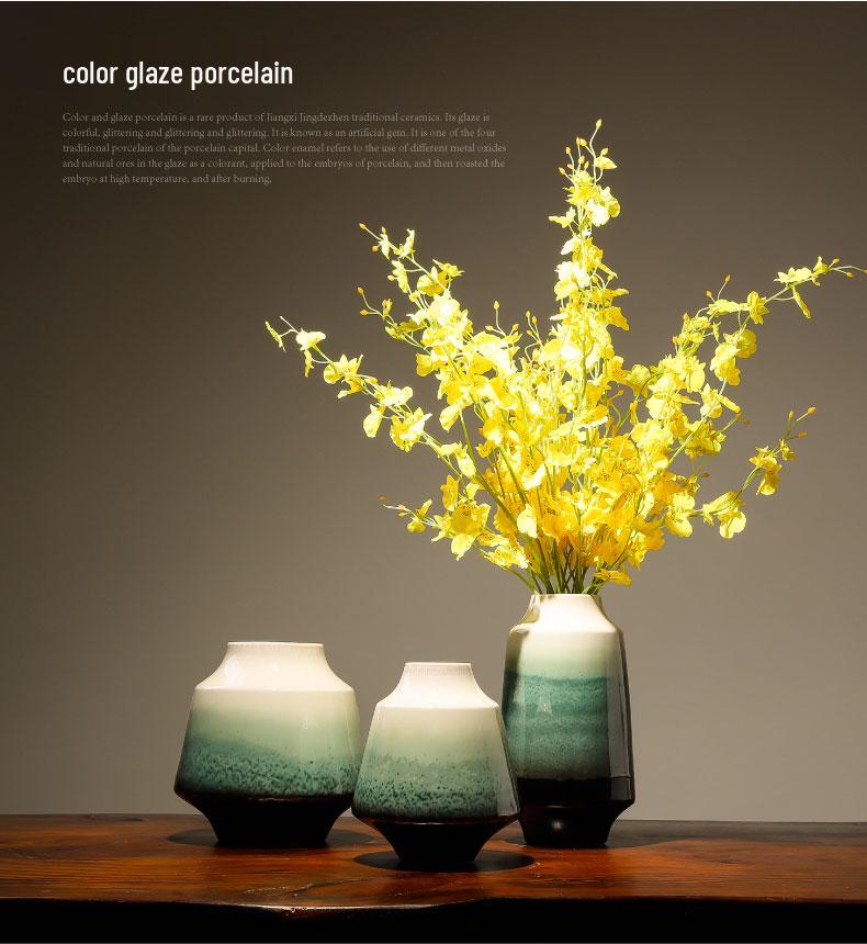 Zen-Inspired Dried Flower Vase for Dining Table and Living Room Display