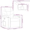 Recliner Chair with Lift Function Wine Red Fabric