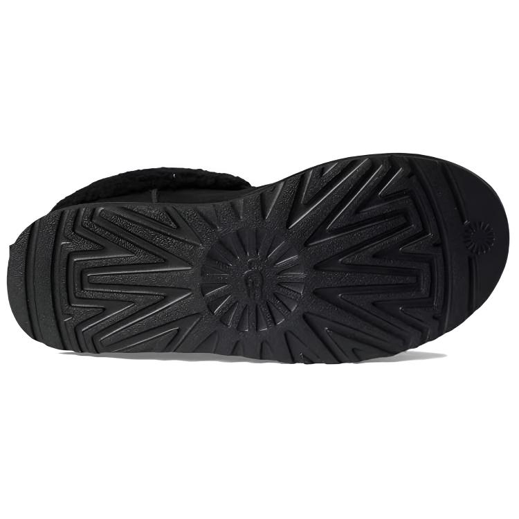 Women's Boots UGG Classic Ultra Mini Maxi Curly Boot Black Women's