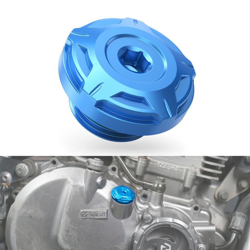 For 1996-2024 Suzuki DR650S DR650SE Oil Filler Plug Aluminum Motorcycle Oil Filler Cap Cover for Suzuki DR650 S SE DR650S\SE