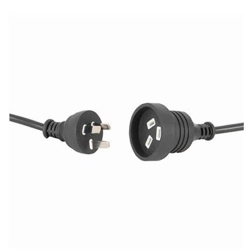 Jaycar Mains Extension Cable with Flange 240V 10A (2m)
