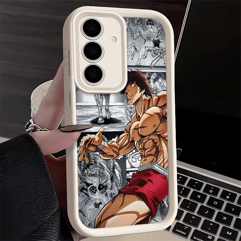 Phone Case for Samsung Galaxy A17 A16 A15 A14 A13 Baki the Grappler Anime A56 A36 A26 A55 A35 A25 A54 A34 A24 A53 A33 A23 A07 A0