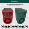 Ruosheng Solar-Powered Alarm with Remote Control, Ultrasonic Strobe, Voice Alerts, and LED To Repel Animals