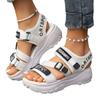 2025 summer new muffin platform women's shoes trendy with student sports dad sandals beach sandals women