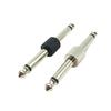 Copper Nickel-Plated 6.35mm To 6.5mm Dual Core Audio Adapter Plug for Keyboards and Mixers