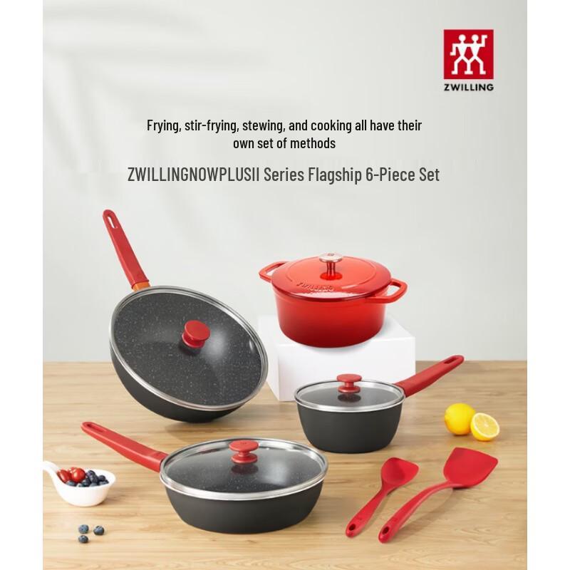ZWILLING Now Plus II 6-Piece Enamel Cookware Set