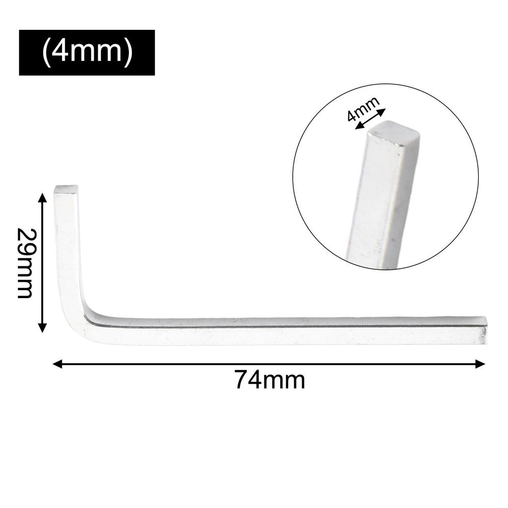 L  for Shape Square Head Wrench Square Key 4 Point Wrench Screwdriver Set 3-10mm