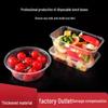 Disposable Transparent Plastic Takeout Food Containers
