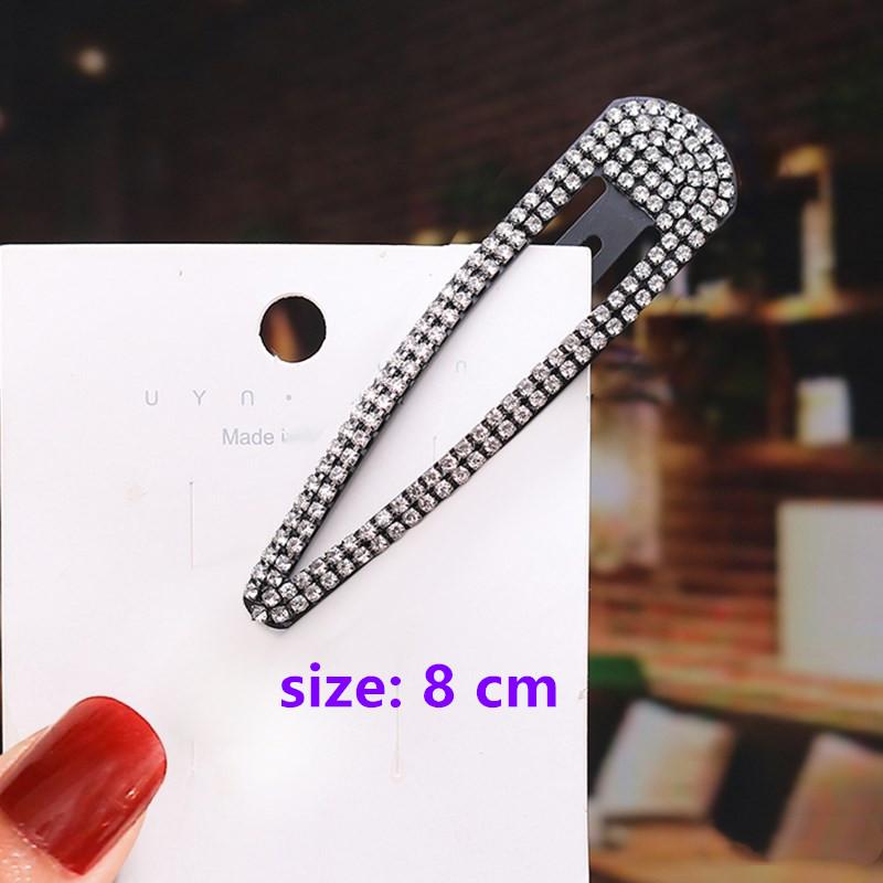 Elegant Metal Drop Rhinestone Hairpin Women Girls Hair Clip Bobby Pin Accessories For Hair Ornaments Hairclip Barrette Headdress