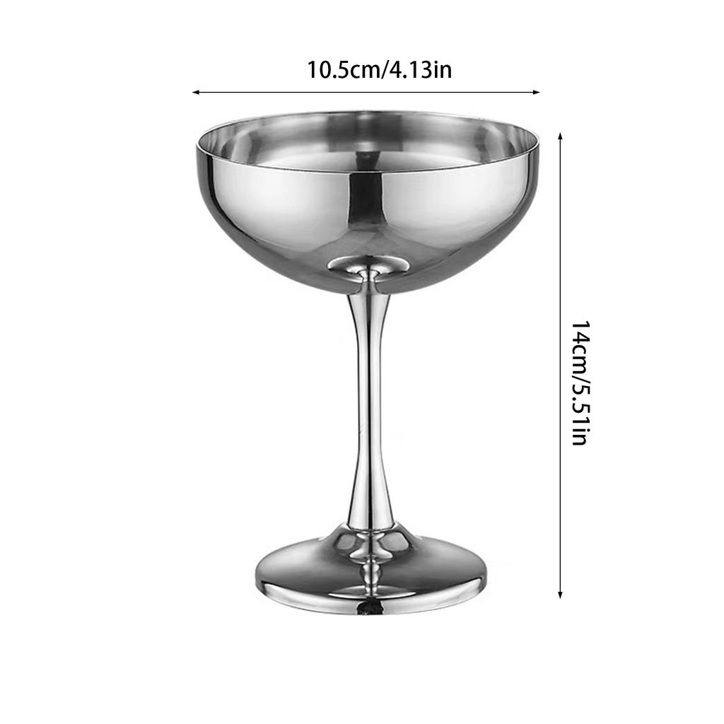 304 Edelstahl Dessertbecher Eisbecher Doppelwandige Dessertservierbecher Geeignet für Eis und Dessert