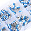 Bulk Pack of 100 Variable Resistor Potentiometers 500 1000 2000 5000 10000 20000 50000 100000 200000 1000000 ohms