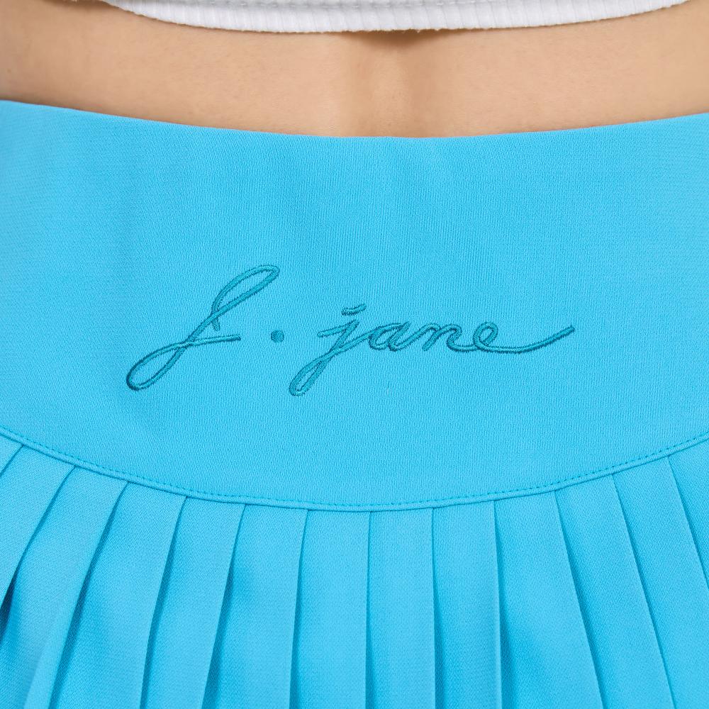 J.JANE Simple Pleated Skirt (Turquoise)