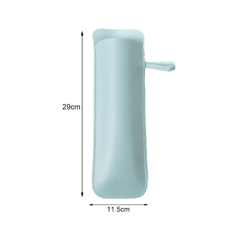 Pu Leather Umbrella Cover Case Portable Waterproof Umbrella Storage Pocket Water Absorbent Umbrella Bag