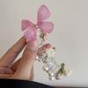 4Pcs Hair Rope Spiral Hair Bands Flower Butterflies Decor Ponytail Holders Bun Braid Elastic Non-slip Hairbands Hair Styling Tools