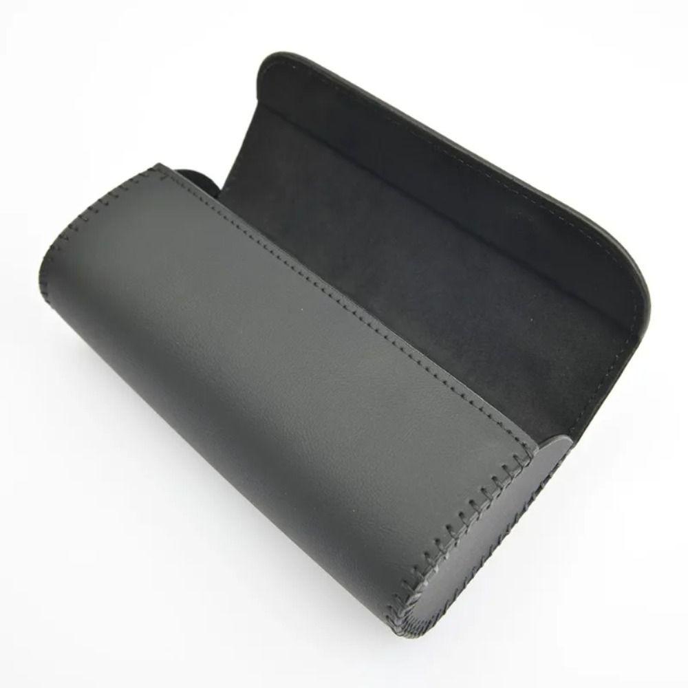 Hand-sewn Visor Glasses Holder High Grade Material Car Sunglasses Bracket  Car Visor Mount