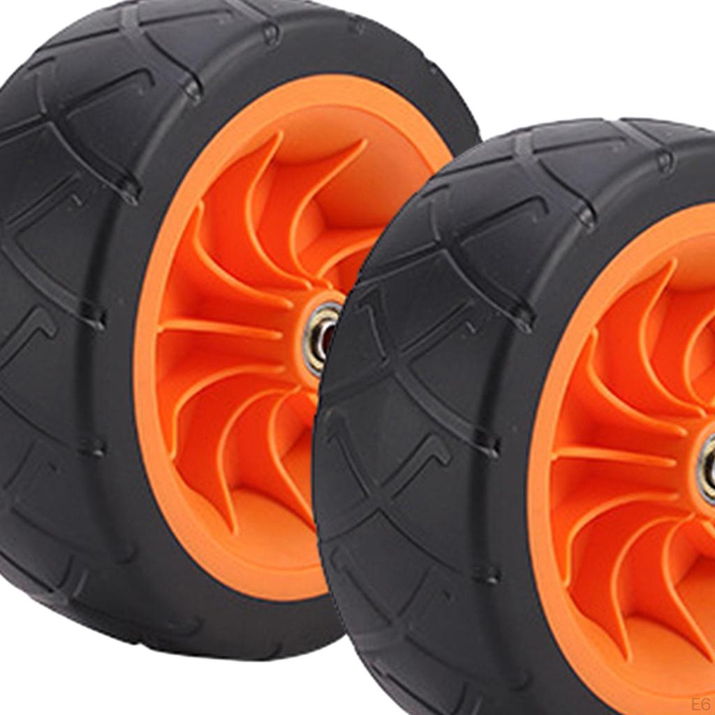 Replacement Wheels for Folding Utility Cart - Set of 2