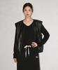 METAPHER Met Daily Paw Leather Zip-Up Vest Black