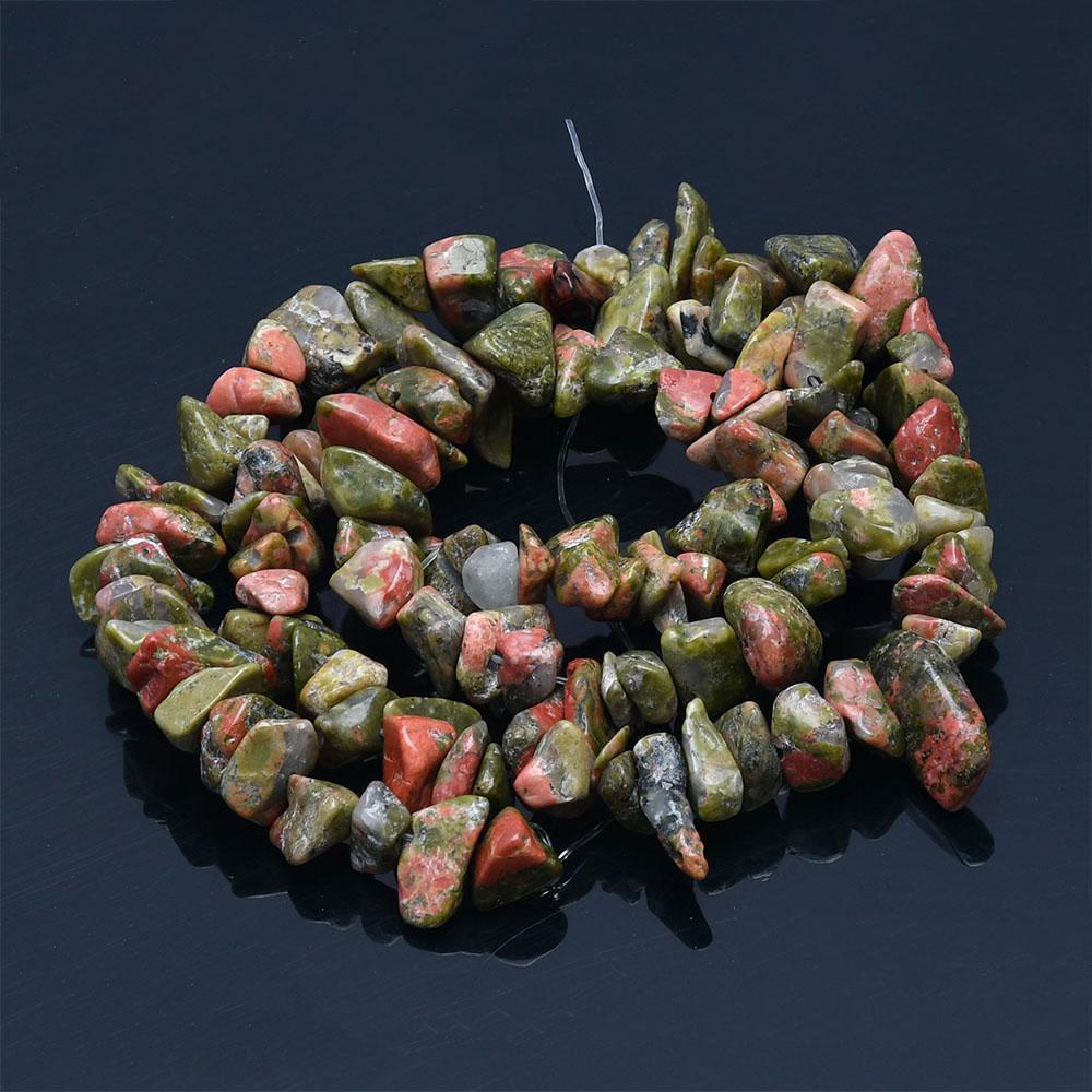 16 inch Natural Stone Beads Chips Beads 5-8mm Irregular Crystal Agate Gravel Beads Diy Bracelet For Jewelly HK058