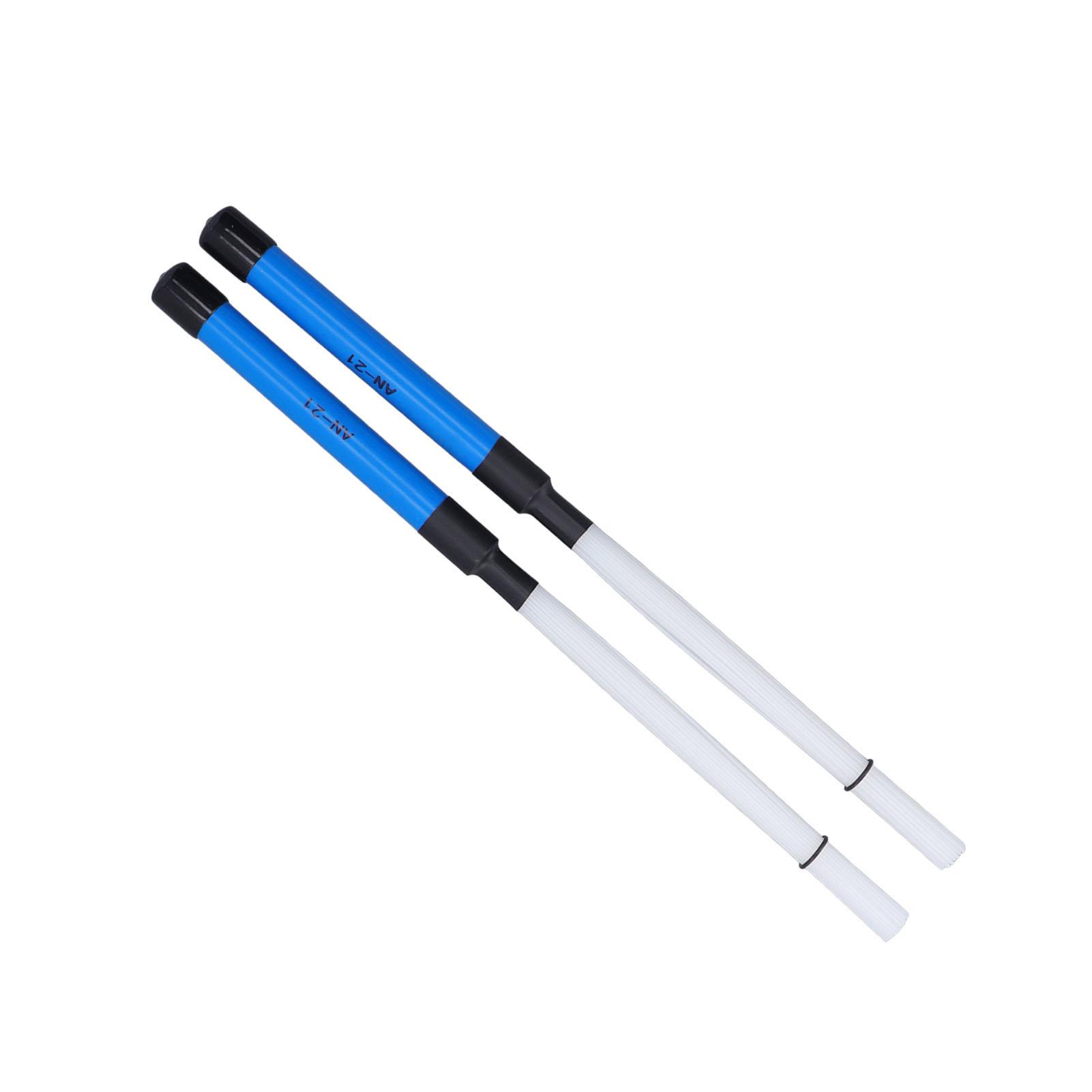 

1 Pair Jazz Brushes ABS Nylon Wire Portable stick Brush Percussion Instrument Accessories
