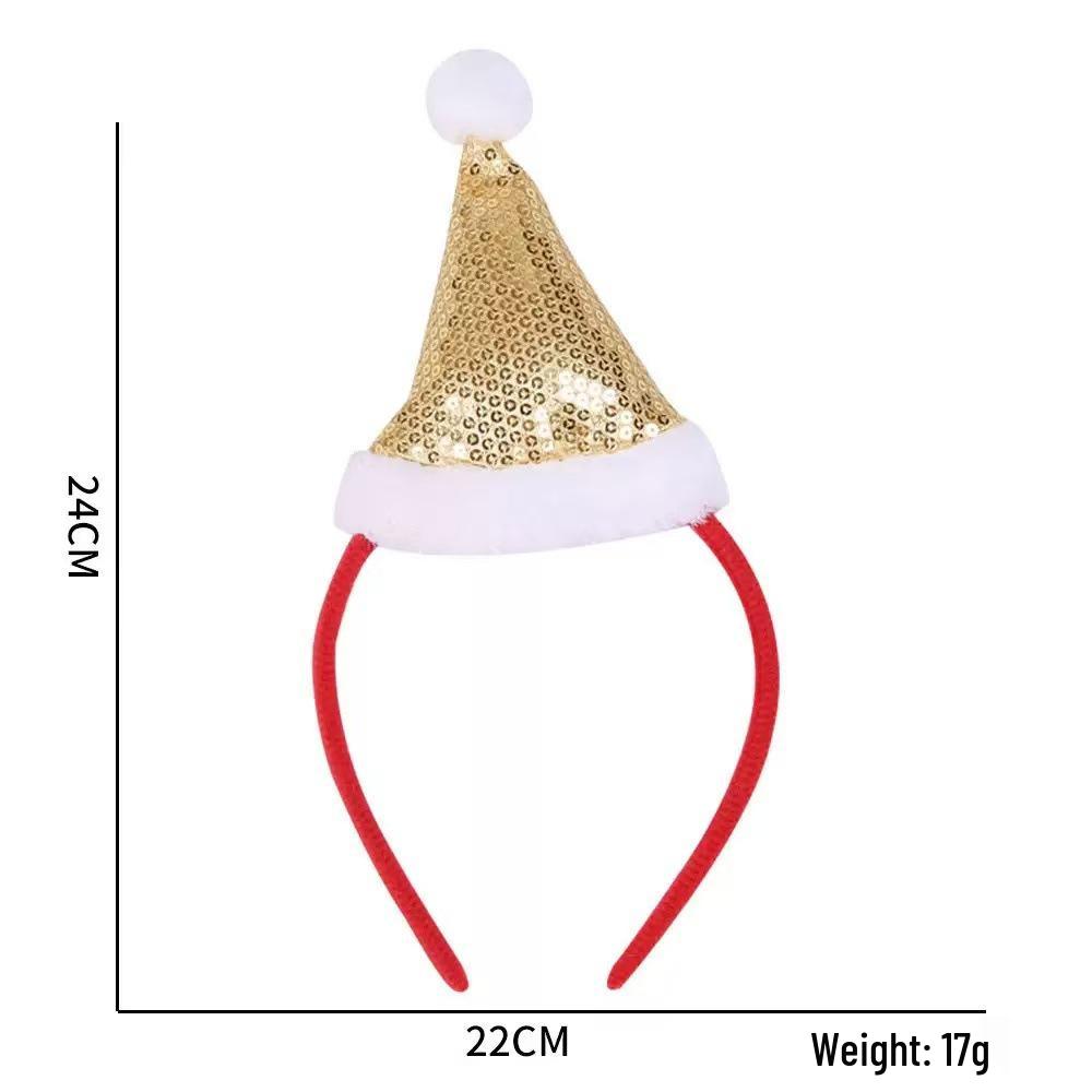 Children's Christmas Reindeer Antler Headband - Five-Star Decoration for Holiday Parties