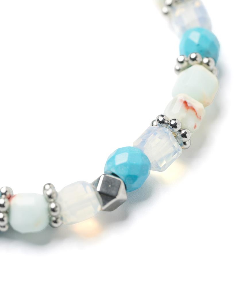 Polalita Sky Blue Mix Bracelet (Plt-Br-044_Bl)
