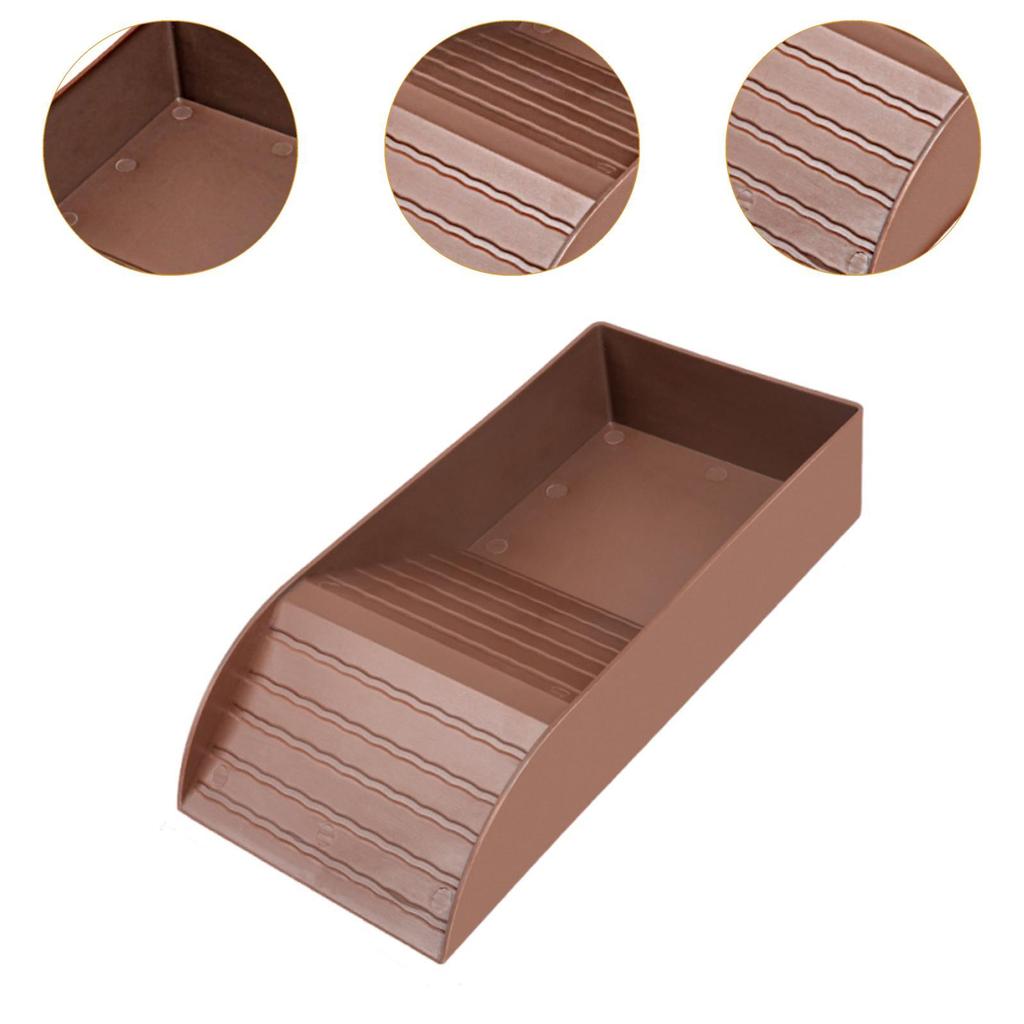 Water Bowl for Tortoise, Reusable Feeding Dish with Slope Feature