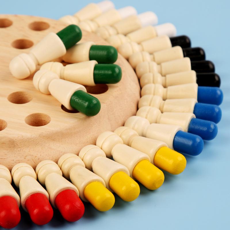 Children's Educational Color Memory Wooden Toy for Early Learning and Intelligence Development